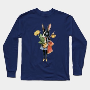 Milly the black and white rabbit Long Sleeve T-Shirt